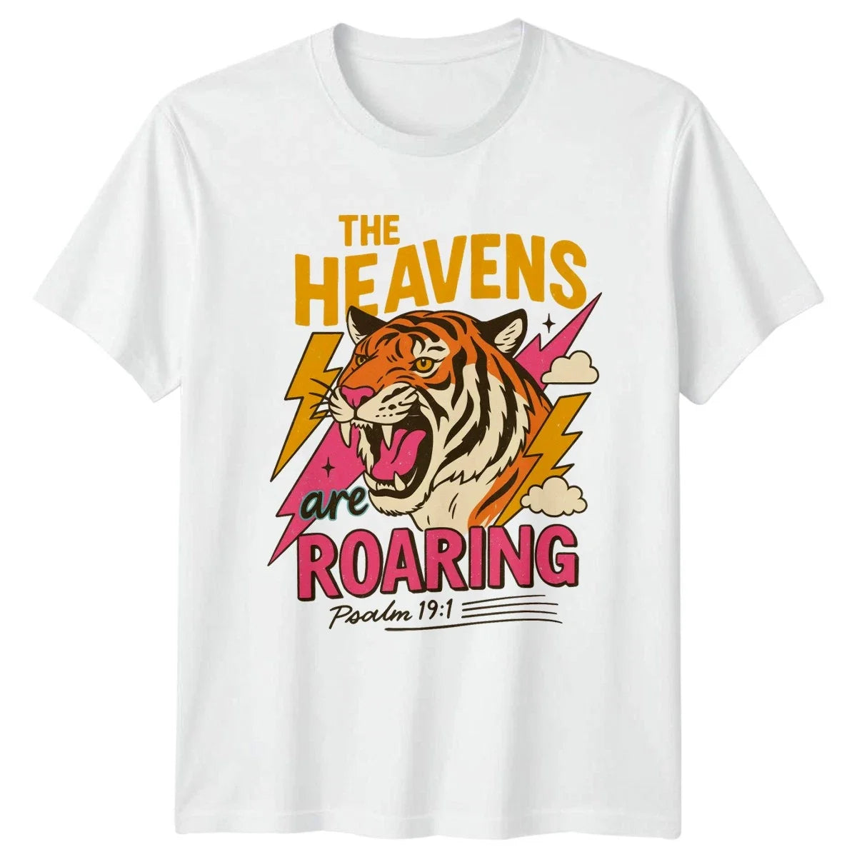 The Heavens Are Roaring Psalm 19 1 Christian Faith - Adult & Kids T-Shirts, Sweatshirts & Hoodies apparel design preview 1