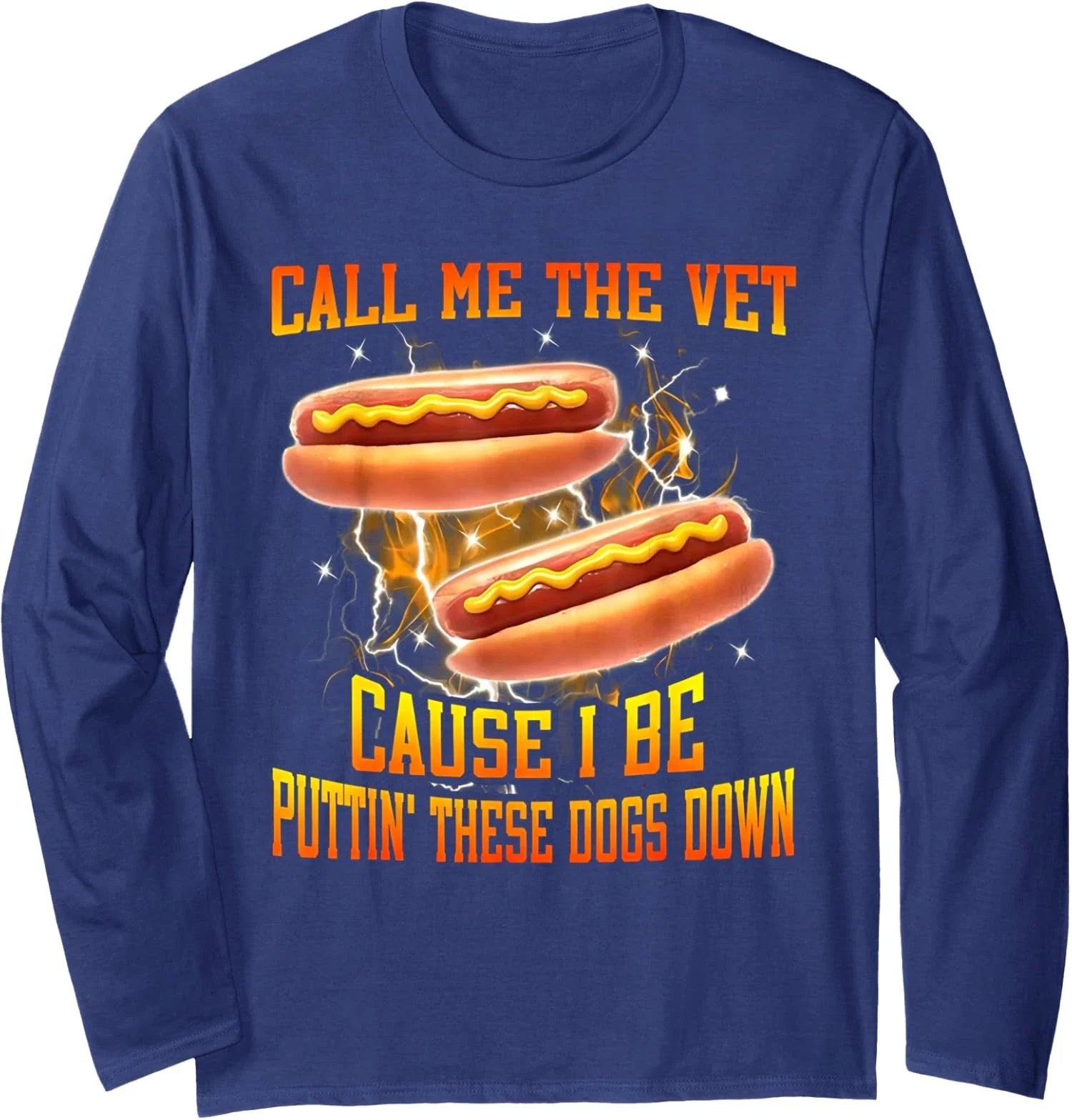 Call Me The Vet Cause I Be Puttin' These Dogs Down - Adult & Kids T-Shirts, Sweatshirts & Hoodies apparel design preview 1