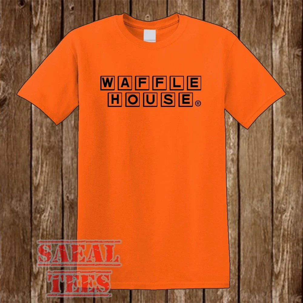 Waffle House Retro Restaurant Men's Orange Size S-5XL - Adult & Kids T-Shirts, Sweatshirts & Hoodies apparel design preview 1
