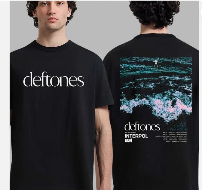 Deftones 2026 Australia New Zealand Schedule Dates - Adult & Kids T-Shirts, Sweatshirts & Hoodies apparel design preview 1