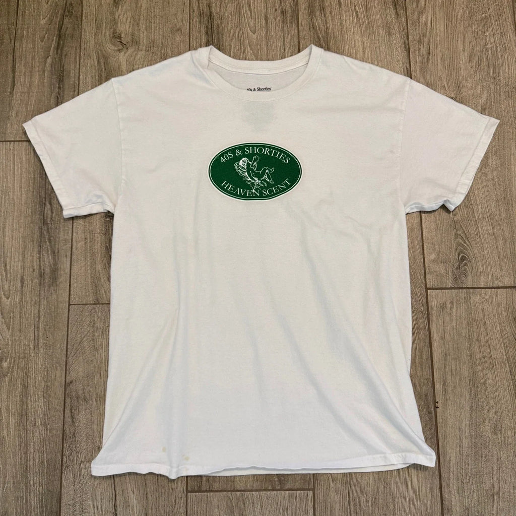 40s Shorties Heaven Scent White Large, Minimal - Adult & Kids T-Shirts, Sweatshirts & Hoodies apparel design preview 1