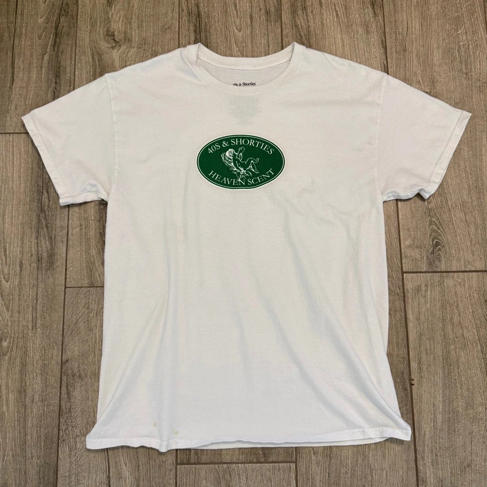 40s Shorties Heaven Scent White Large, Minimal - Adult & Kids T-Shirts, Sweatshirts & Hoodies apparel design preview 1