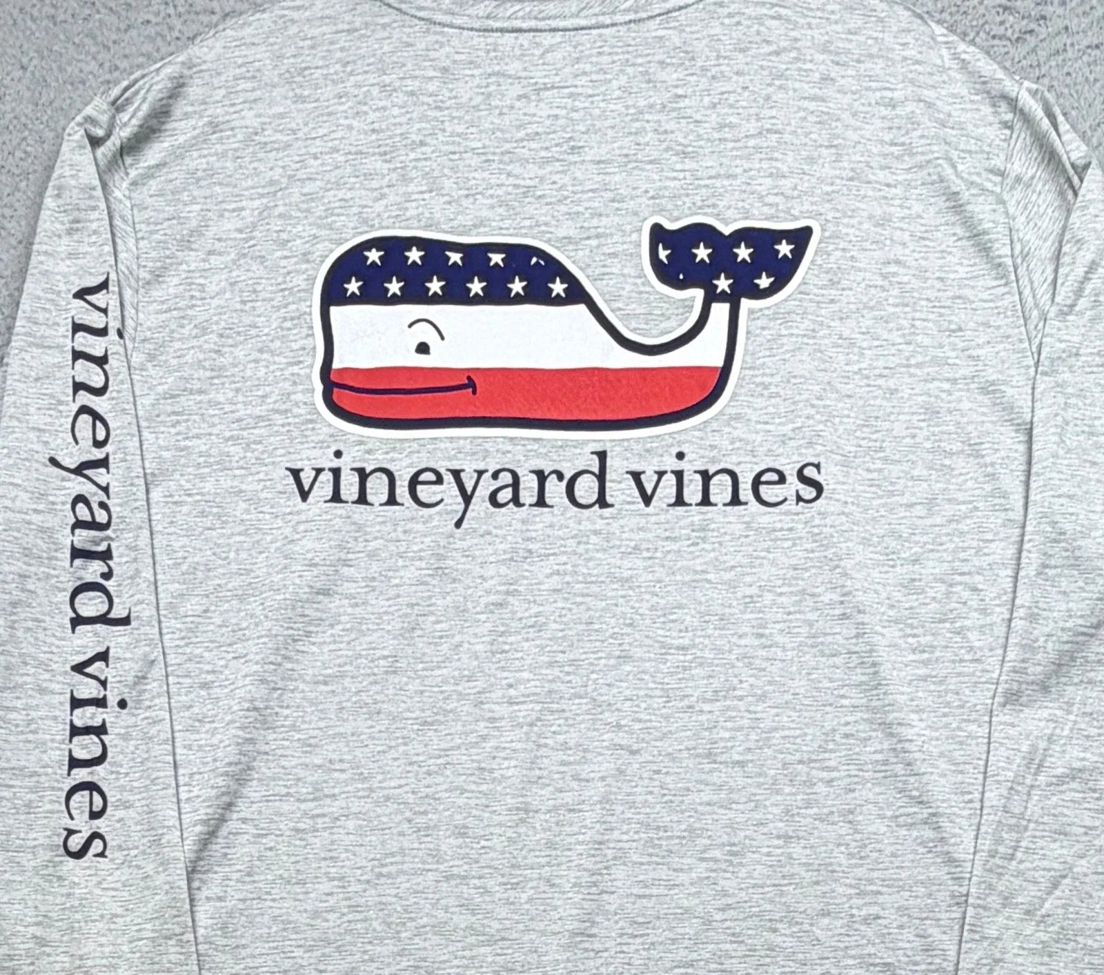 VINEYARD VINES Mens 3XL Gray Performance American - Adult & Kids T-Shirts, Sweatshirts & Hoodies apparel design preview 1