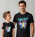 Fathers Day Rad Dad Like Blue Dog Matching Family - Adult & Kids T-Shirts, Sweatshirts & Hoodies apparel design preview 1