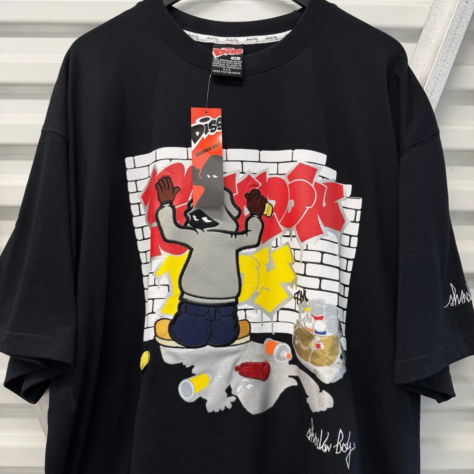 Vintage Diss Jeans Shadow Boy Graffiti XL Deadstock - Adult & Kids T-Shirts, Sweatshirts & Hoodies apparel design preview 1