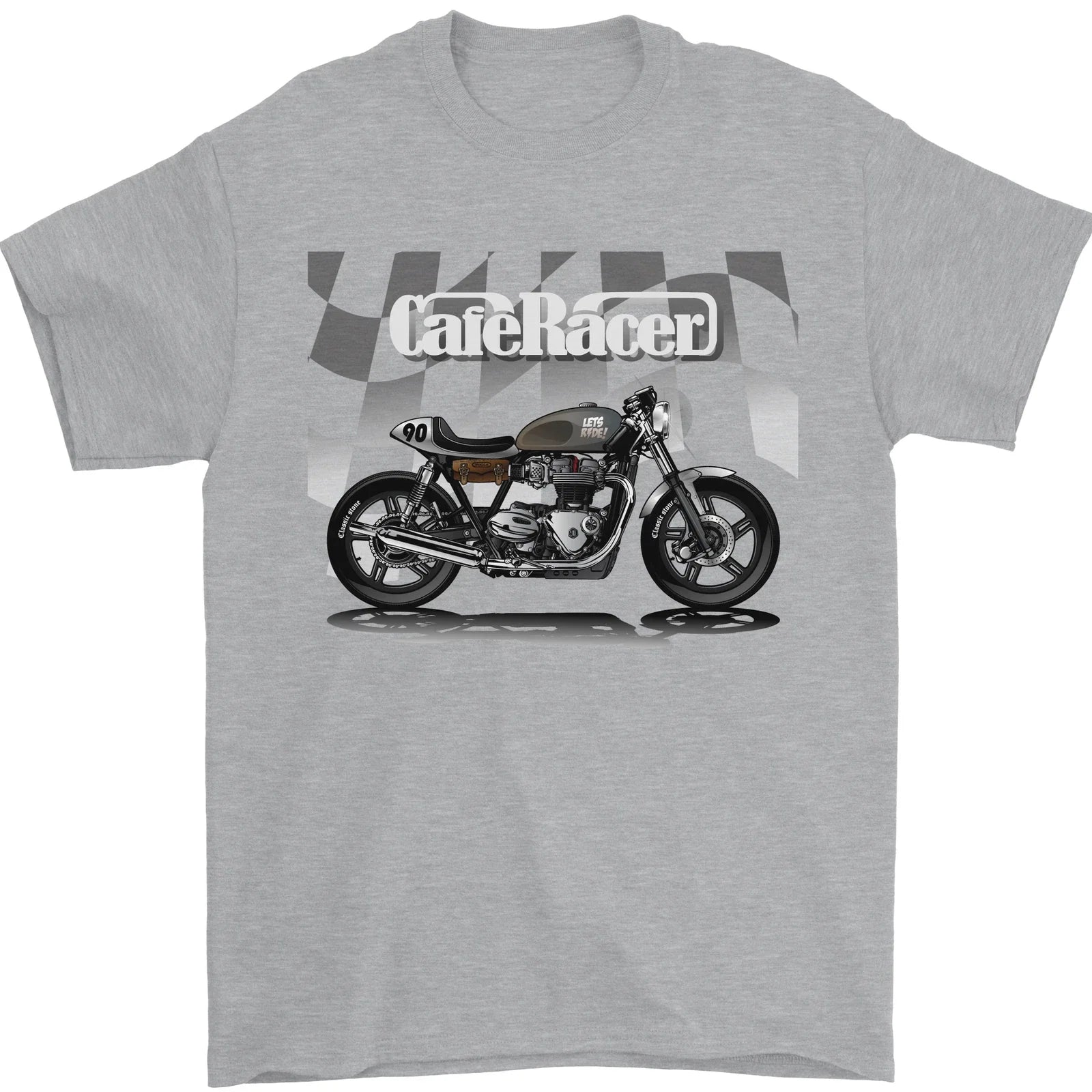 Cafe Racer Motorbike Motorcycle Biker Mens 100% - Adult & Kids T-Shirts, Sweatshirts & Hoodies apparel design preview 1
