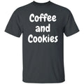 Coffee and Cookies baker cookie lover Black Dark - Adult & Kids T-Shirts, Sweatshirts & Hoodies apparel design preview 1