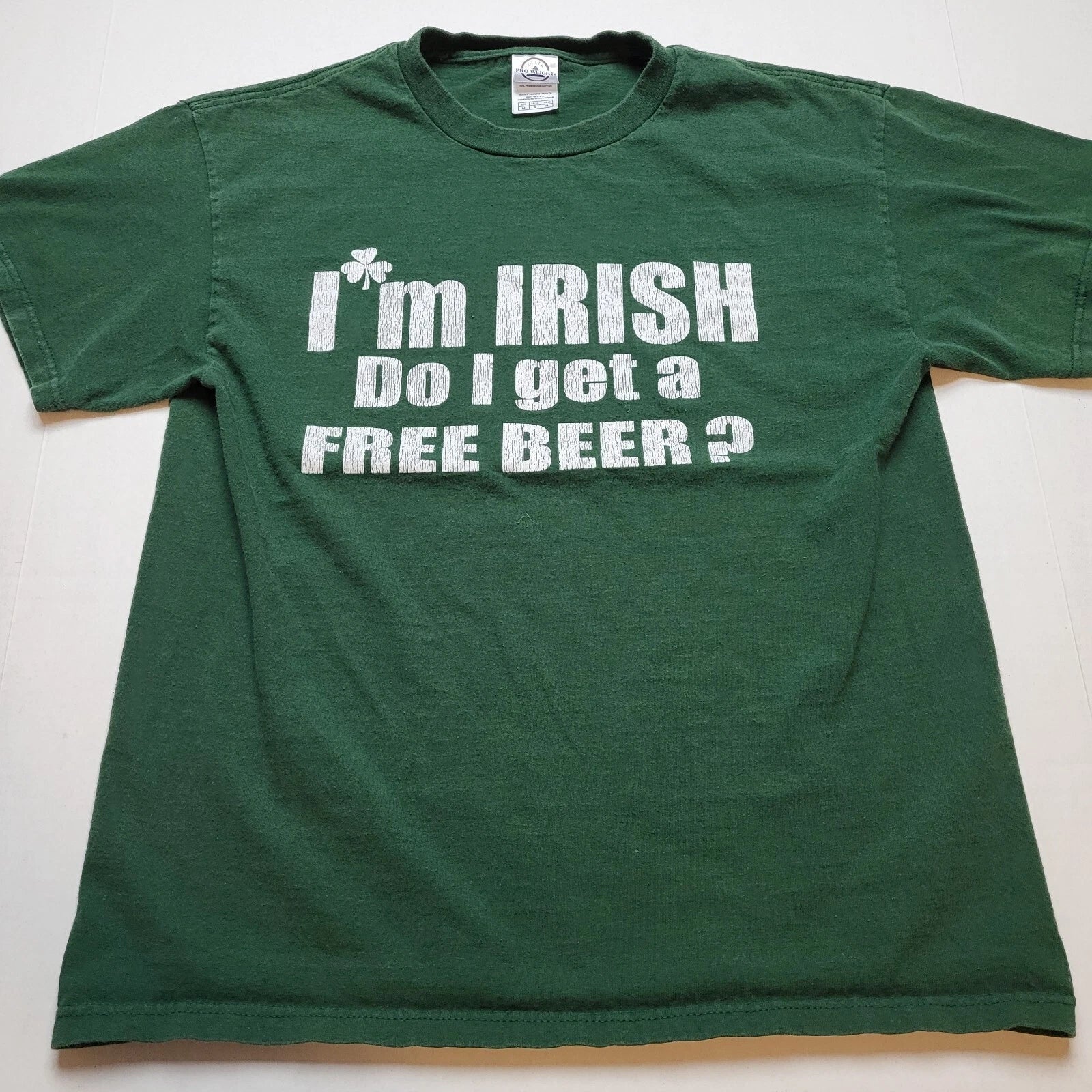 I'm Irish Mens M Do I Get A Free Beer St. Patrick's - Adult & Kids T-Shirts, Sweatshirts & Hoodies apparel design preview 1