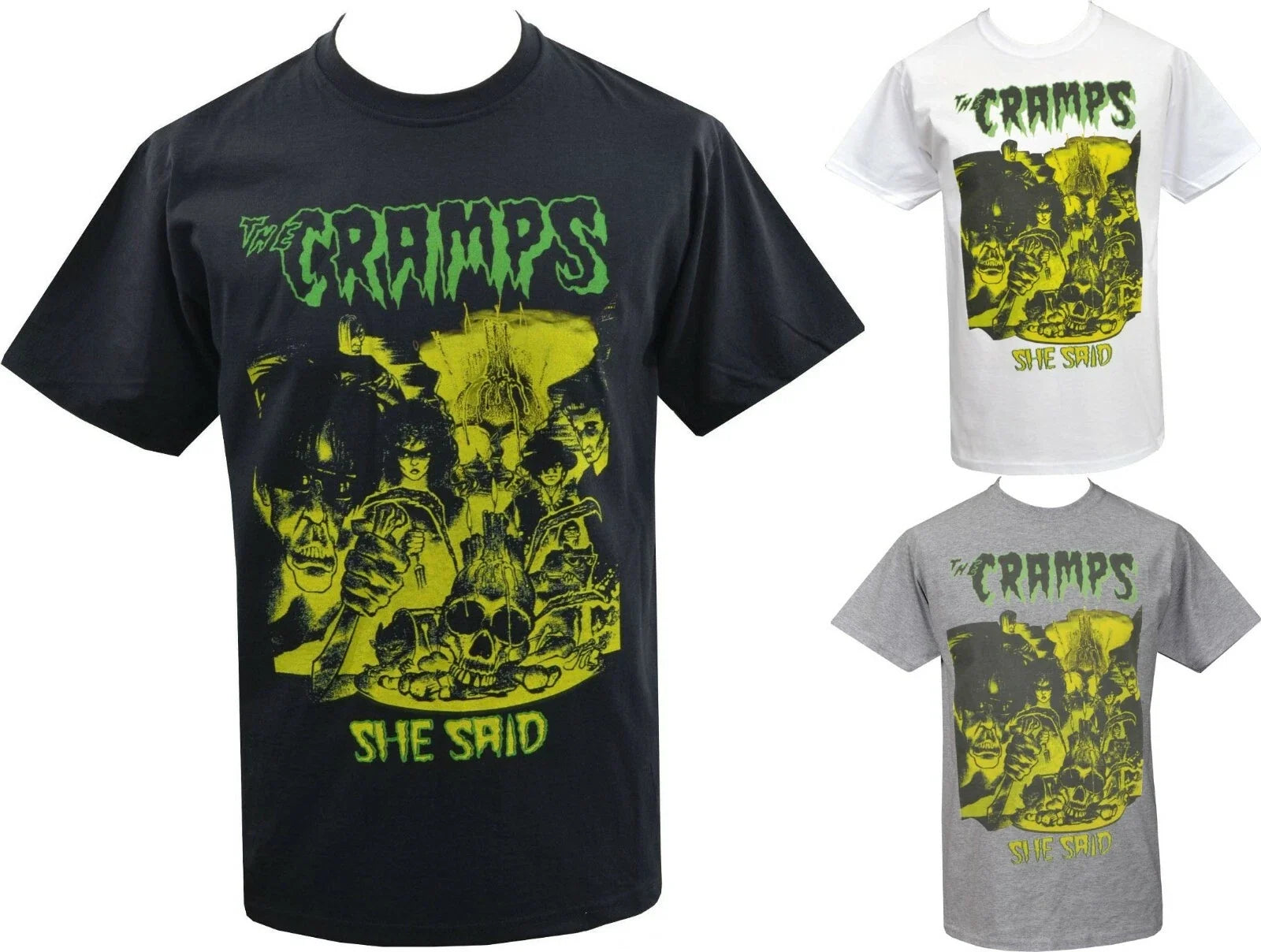 The Cramps Mens PSYCHOBILLY She Said Hasil Adkins - Adult & Kids T-Shirts, Sweatshirts & Hoodies apparel design preview 1