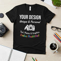 Personalised Mens Womens Kids UK Any Text And Photo - Adult & Kids T-Shirts, Sweatshirts & Hoodies apparel design preview 1