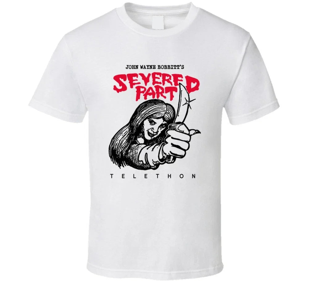 John Wayne Bobbitts Severed Part Telethon Funny 90s - Adult & Kids T-Shirts, Sweatshirts & Hoodies apparel design preview 1