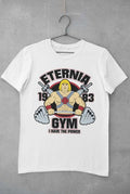 Retro Cartoon Eternia Gym Man He 80s Throwback - Adult & Kids T-Shirts, Sweatshirts & Hoodies apparel design preview 1