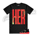 4 Black Infrared Barely Volt Bright Mango 23 Match - Adult & Kids T-Shirts, Sweatshirts & Hoodies apparel design preview 1