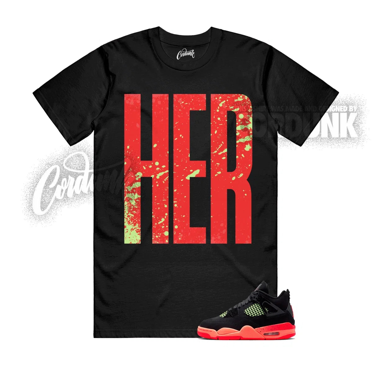 4 Black Infrared Barely Volt Bright Mango 23 Match - Adult & Kids T-Shirts, Sweatshirts & Hoodies apparel design preview 1
