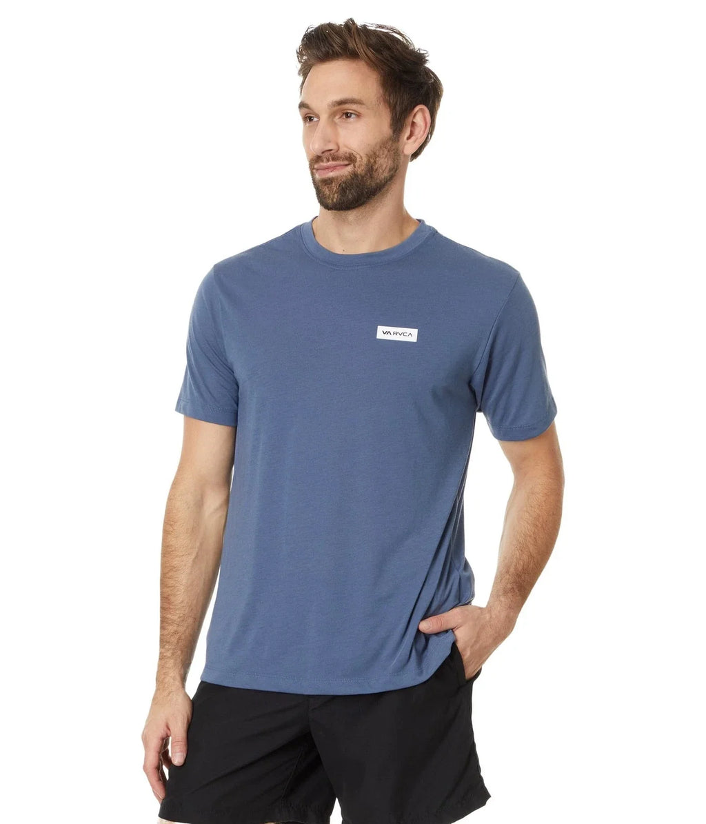 RVCA Men's Icon Short Sleeve Vintage Indigo-Small - Adult & Kids T-Shirts, Sweatshirts & Hoodies apparel design preview 1