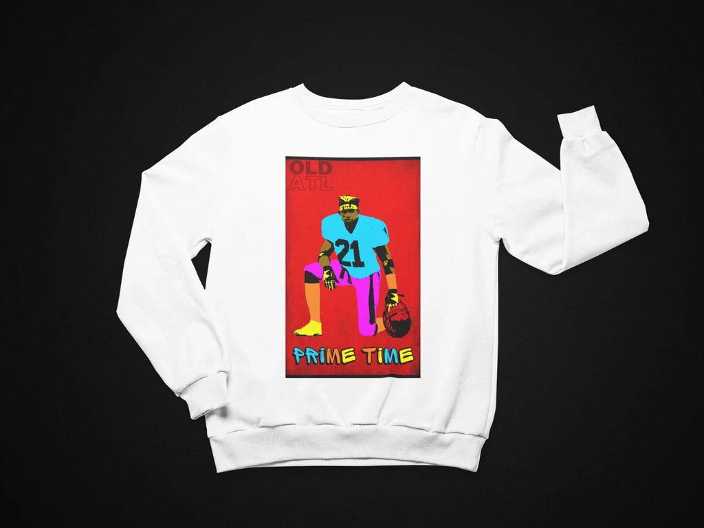 Deion Sanders OLD Atlanta - Adult & Kids T-Shirts, Sweatshirts & Hoodies apparel design preview 1