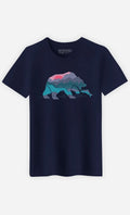 Man short Sleeve Bear Country Color Navy Blue - Adult & Kids T-Shirts, Sweatshirts & Hoodies apparel design preview 1