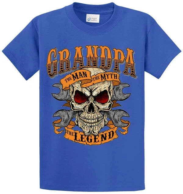 GRANDPA THE LEGEND Cotton Printed Regular and Big - Adult & Kids T-Shirts, Sweatshirts & Hoodies apparel design preview 1