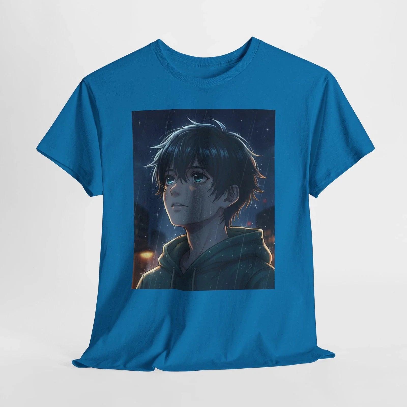 Anime Dreamer Night Sky Wish Aesthetic Graphic Manga - Adult & Kids T-Shirts, Sweatshirts & Hoodies apparel design preview 1