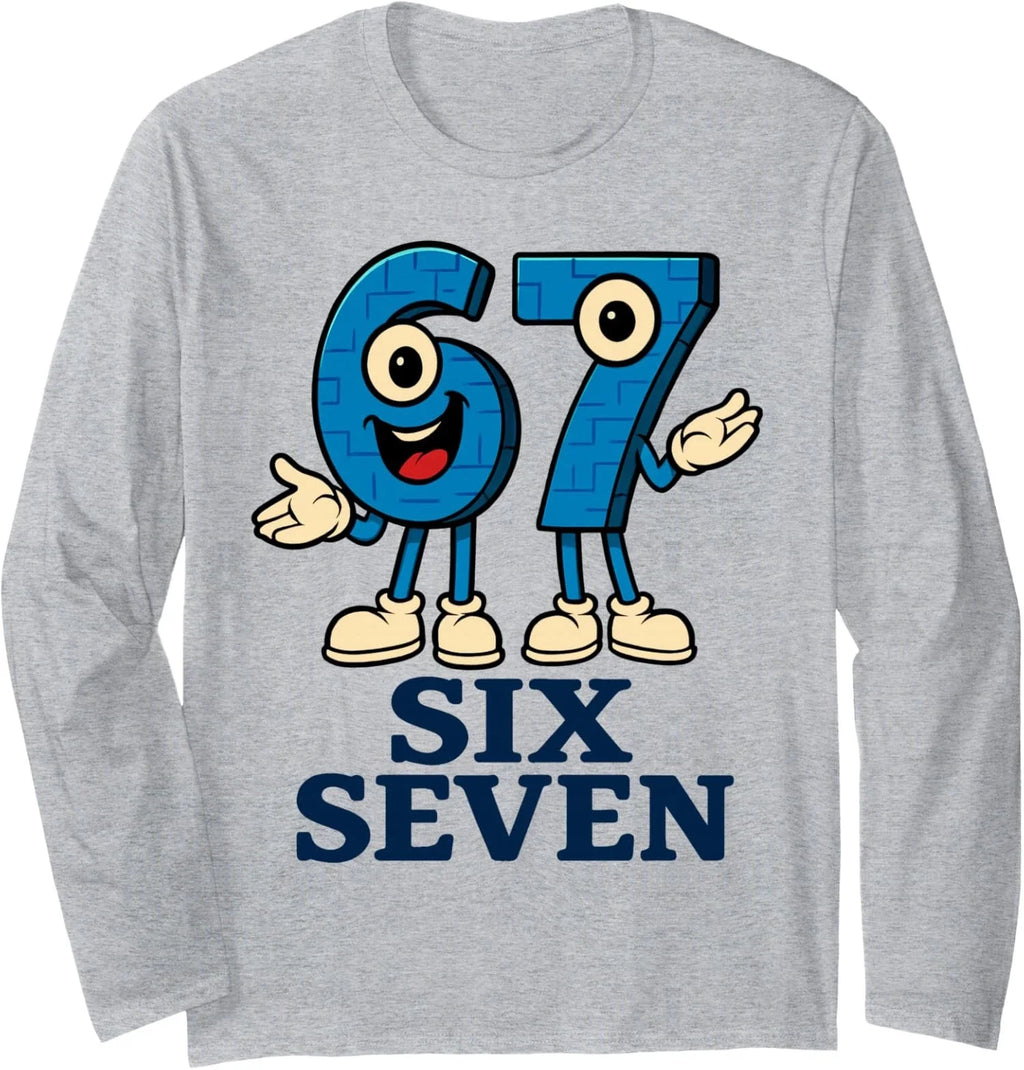 Six Seven Funny Italian Brainrot Gaming Meme - Adult & Kids T-Shirts, Sweatshirts & Hoodies apparel design preview 1