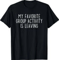 Funny Introvert Antisocial Sarcastic Humorous Black - Adult & Kids T-Shirts, Sweatshirts & Hoodies apparel design preview 1