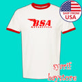 BSA Classic Motorcycle Men's Ringer Red Size S to 3XL - Adult & Kids T-Shirts, Sweatshirts & Hoodies apparel design preview 1
