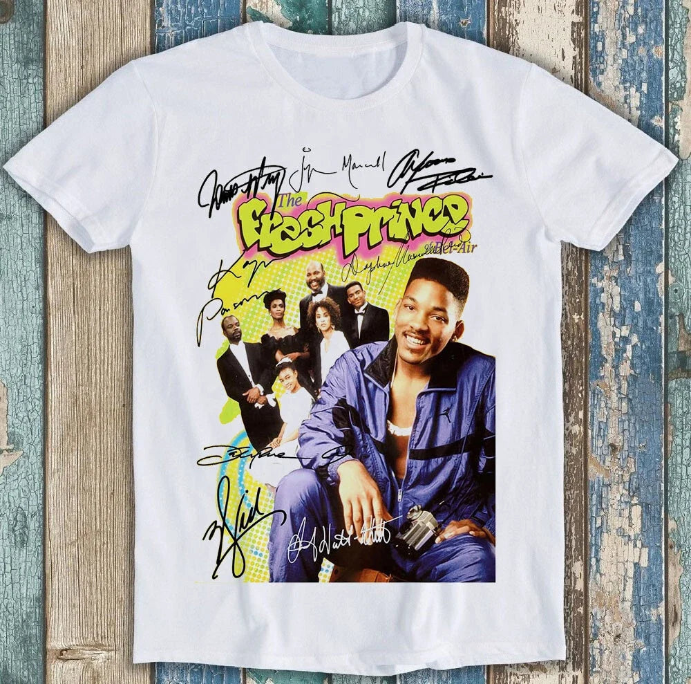 The Fresh Prince of Bel Air Signed Poster Famous - Adult & Kids T-Shirts, Sweatshirts & Hoodies apparel design preview 1