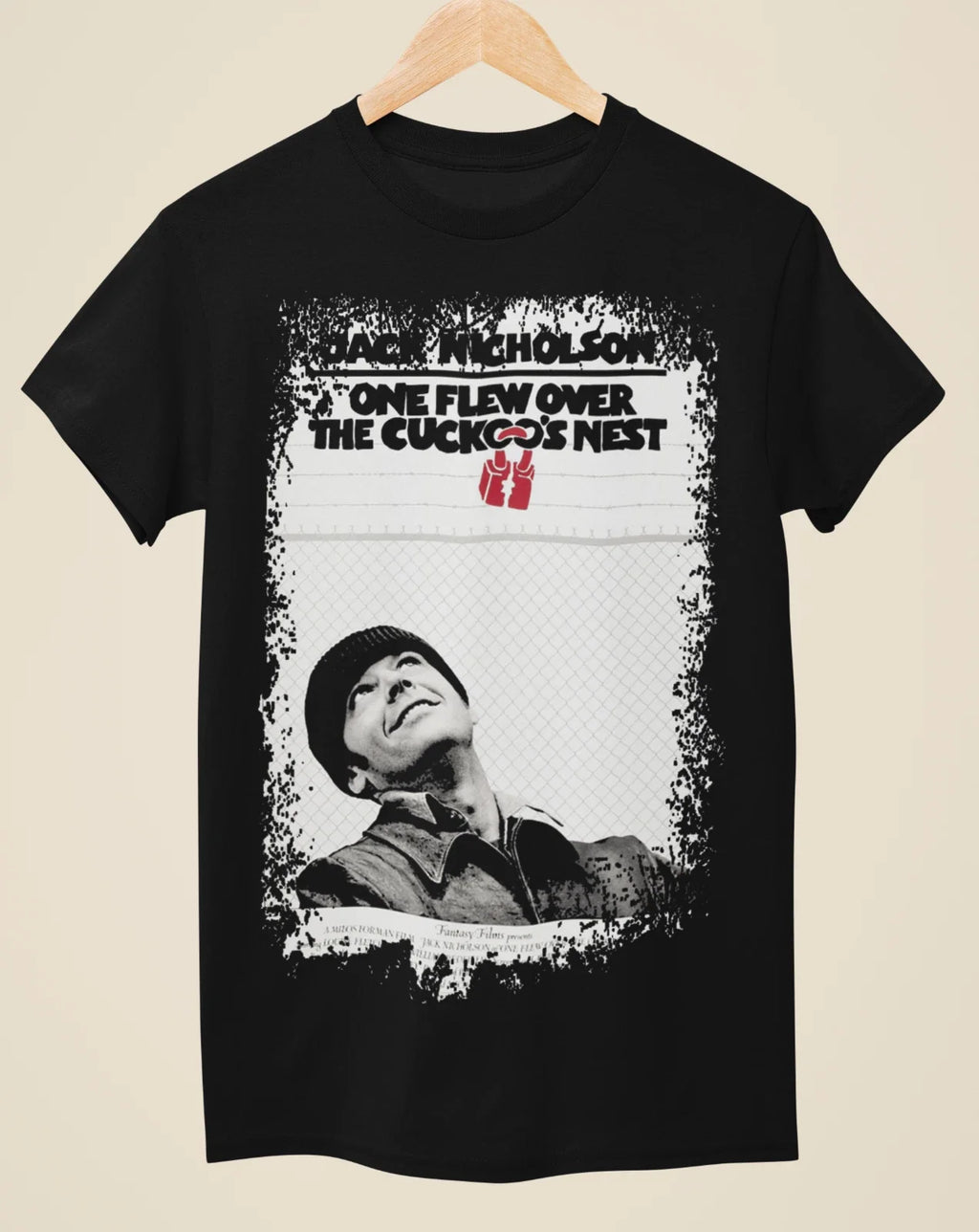 One Flew Over the Cuckoos Nest Movie Poster Inspired - Adult & Kids T-Shirts, Sweatshirts & Hoodies apparel design preview 1