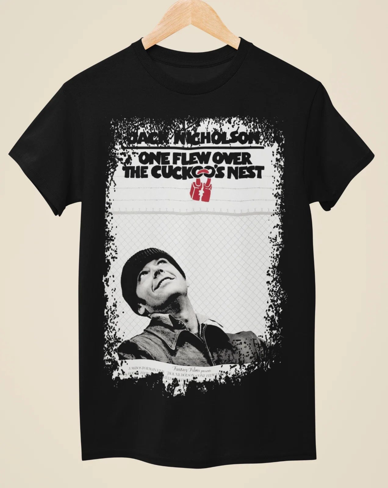 One Flew Over the Cuckoos Nest Movie Poster Inspired - Adult & Kids T-Shirts, Sweatshirts & Hoodies apparel design preview 1