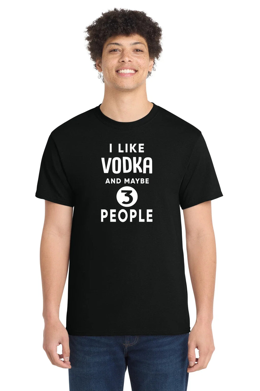 Funny Vodka Introvert Drinking Joke Bar Humor Alcohol - Adult & Kids T-Shirts, Sweatshirts & Hoodies apparel design preview 1