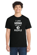 Funny Vodka Introvert Drinking Joke Bar Humor Alcohol - Adult & Kids T-Shirts, Sweatshirts & Hoodies apparel design preview 1