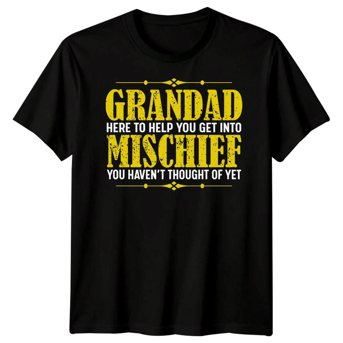 Mens Grandad Mischief Funny Fathers Day Best Dad Ever - Adult & Kids T-Shirts, Sweatshirts & Hoodies apparel design preview 1