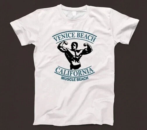 Venice Beach California 735 Muscle Arnold Gym - Adult & Kids T-Shirts, Sweatshirts & Hoodies apparel design preview 1