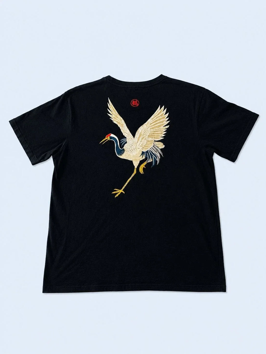 Jiepaiyieu Crane Embroidery Graphic Oversized fit - Adult & Kids T-Shirts, Sweatshirts & Hoodies apparel design preview 1