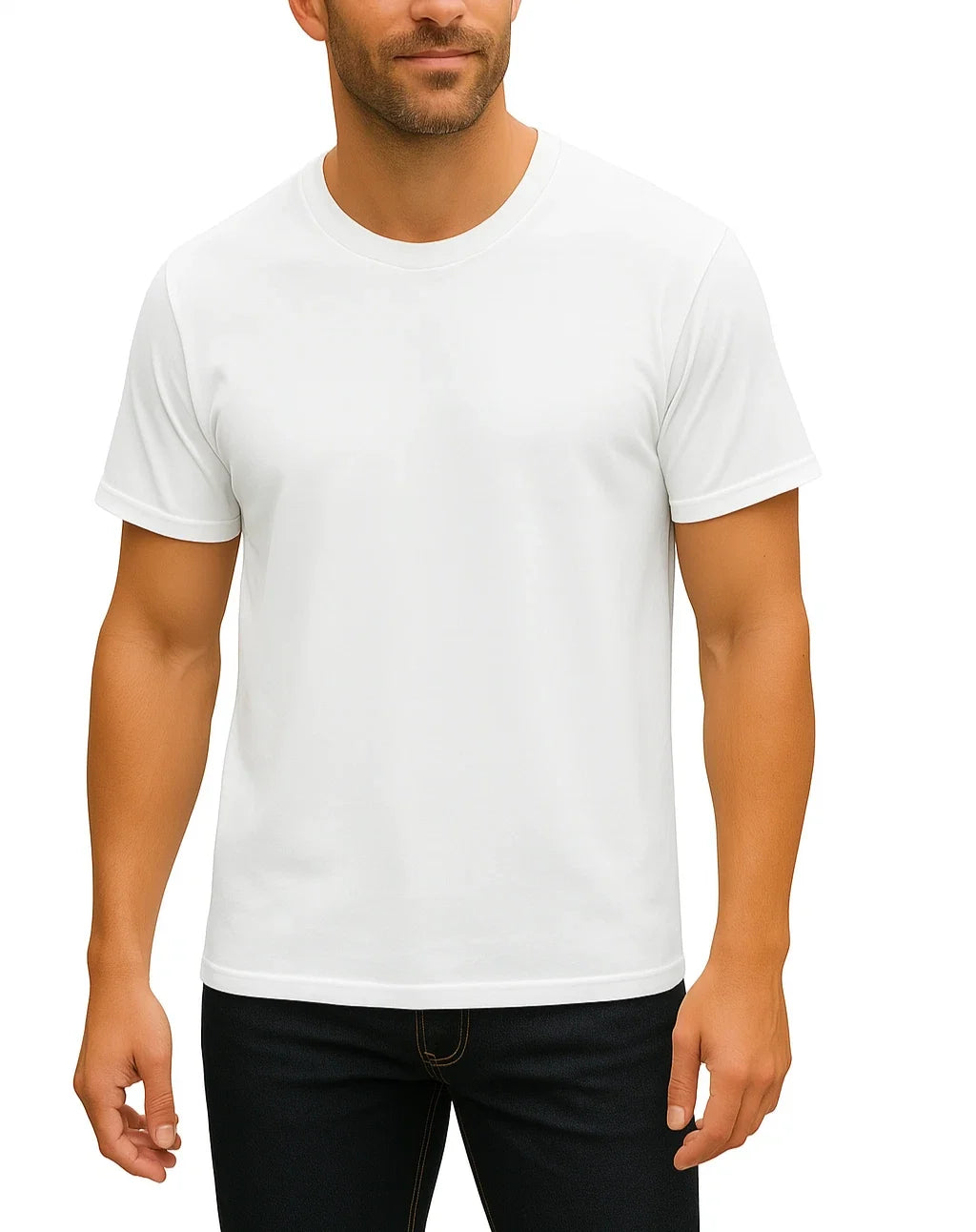 Men's White crew neck multipack Soft Cotton small - Adult & Kids T-Shirts, Sweatshirts & Hoodies apparel design preview 1