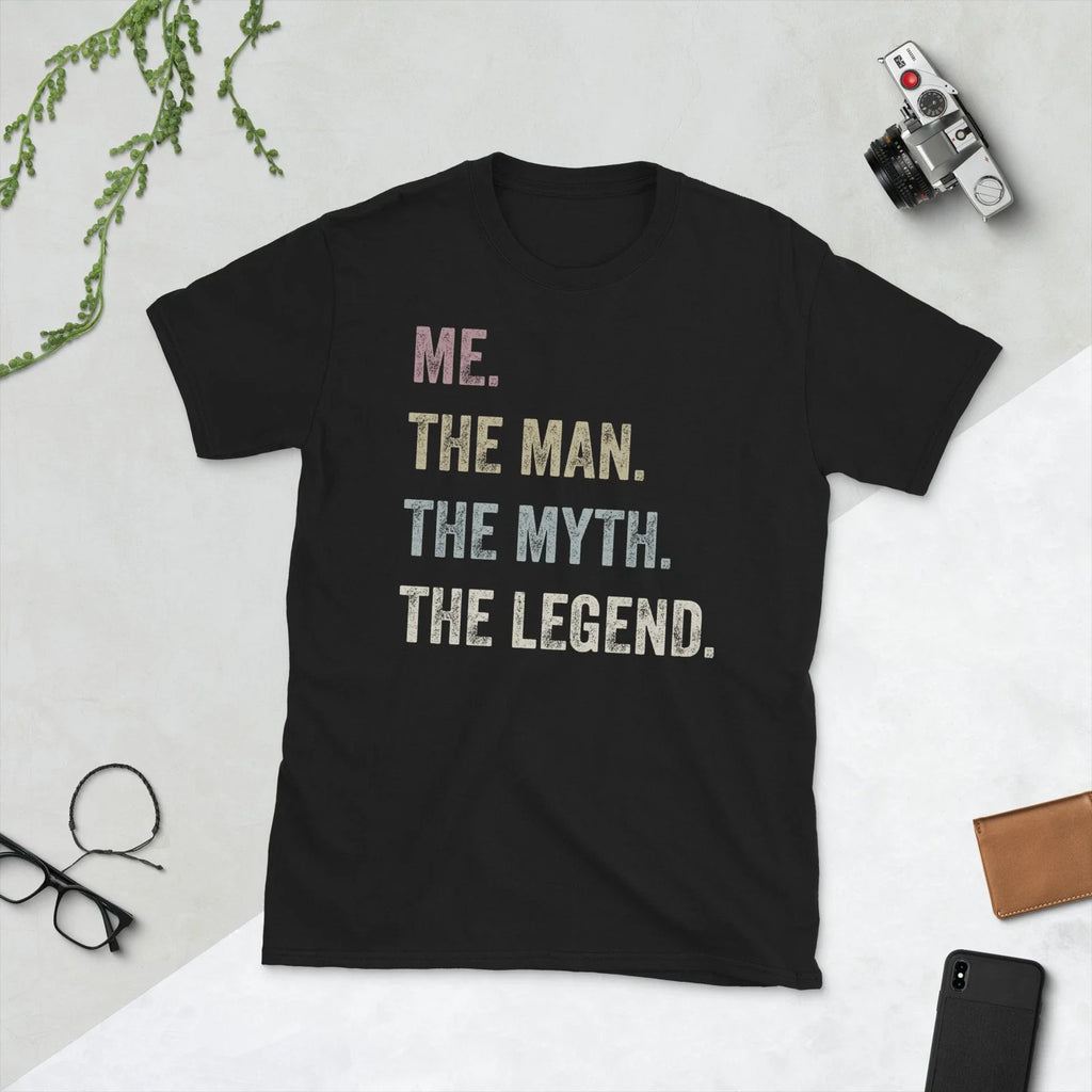 Me The Man Myth Legend Vintage Retro Short-Sleeve - Adult & Kids T-Shirts, Sweatshirts & Hoodies apparel design preview 1