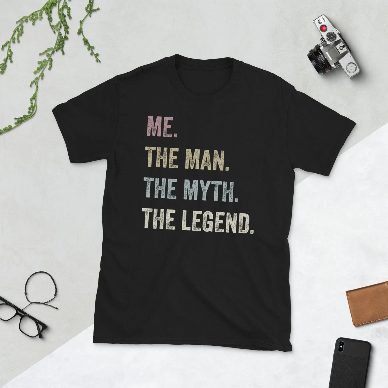 Me The Man Myth Legend Vintage Retro Short-Sleeve - Adult & Kids T-Shirts, Sweatshirts & Hoodies apparel design preview 1