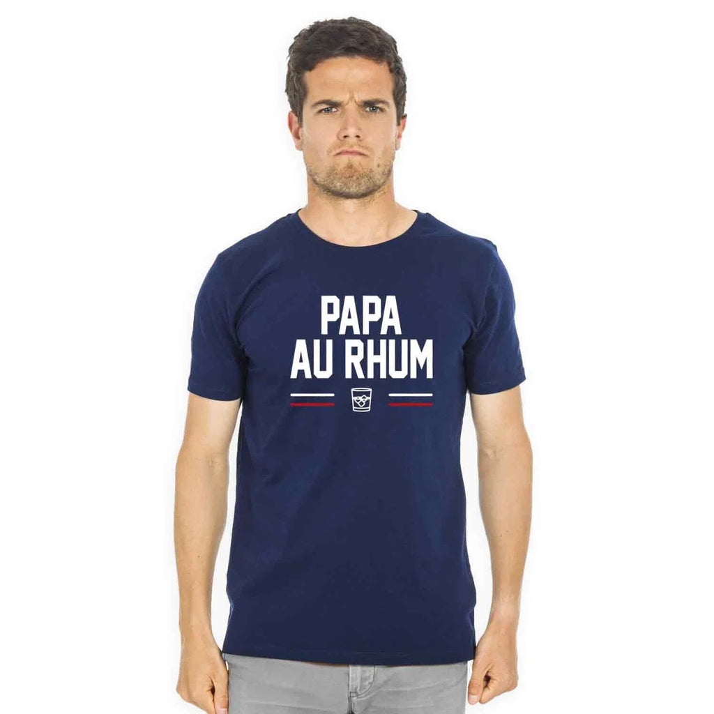 Papa Rum Men's Short Sleeve Color Navy Blue - Adult & Kids T-Shirts, Sweatshirts & Hoodies apparel design preview 1
