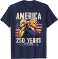 Funny 250 Years America Anniversary 250th Trump - Adult & Kids T-Shirts, Sweatshirts & Hoodies apparel design preview 1