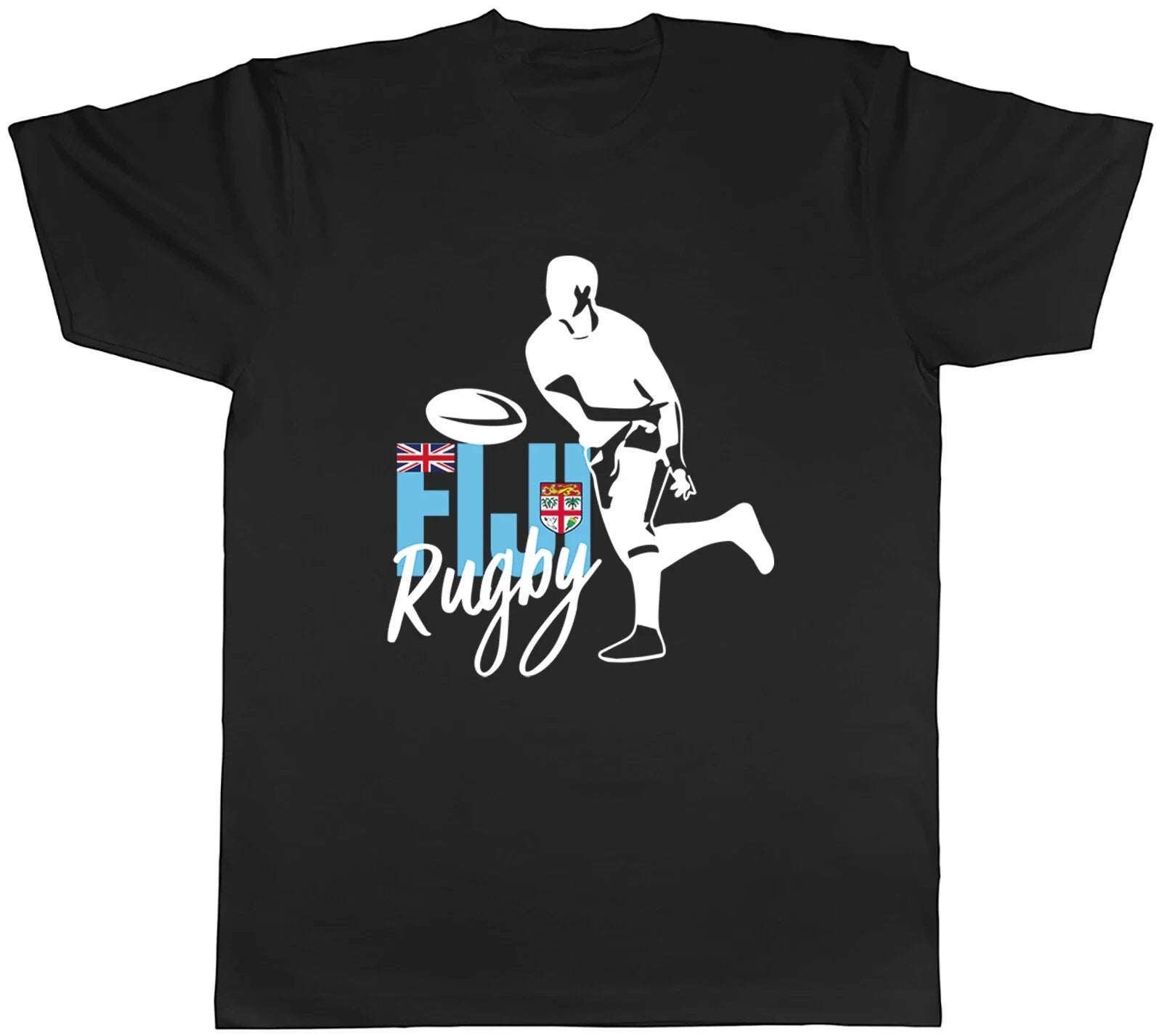 Fiji Rugby Mens Supporters Fans World Cup Gift - Adult & Kids T-Shirts, Sweatshirts & Hoodies apparel design preview 1