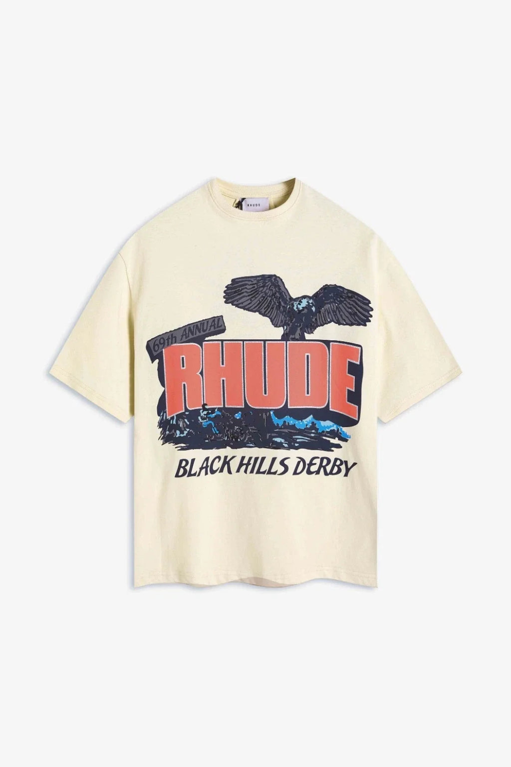 RHUDE Spring/Summer Sailing Club slogan logo short - Adult & Kids T-Shirts, Sweatshirts & Hoodies apparel design preview 1