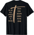 All My Role Models Went to Prison Jesus ...(on Back) - Adult & Kids T-Shirts, Sweatshirts & Hoodies apparel design preview 1