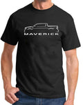 Ford Maverick Pickup Truck Classic Outline Design NEW - Adult & Kids T-Shirts, Sweatshirts & Hoodies apparel design preview 1