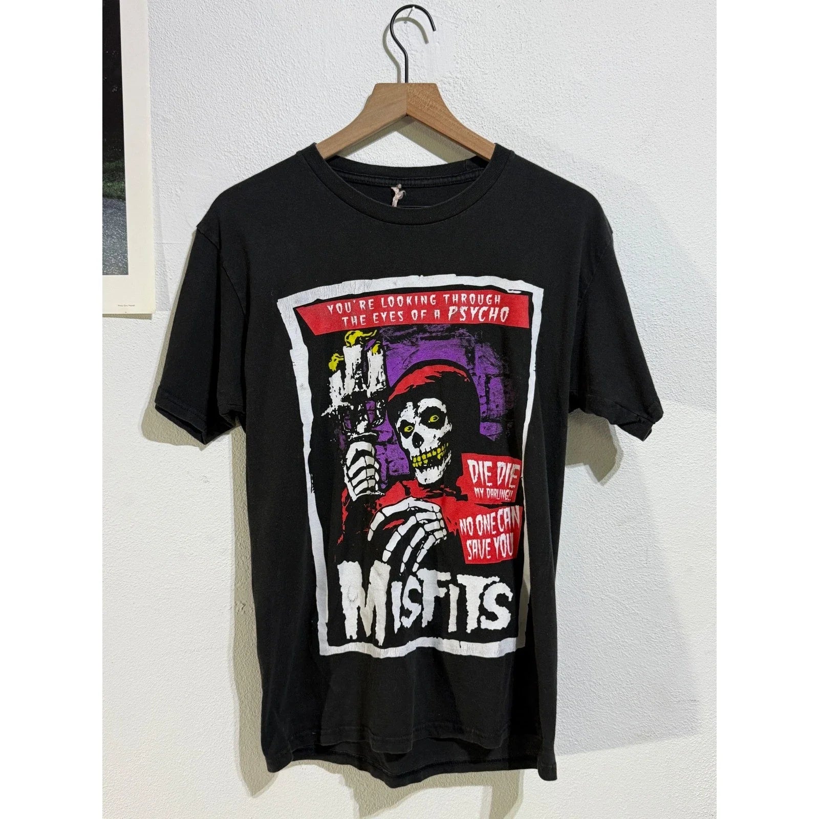 Misfits Die My Darling Psycho Crimson Ghost Black - Adult & Kids T-Shirts, Sweatshirts & Hoodies apparel design preview 1