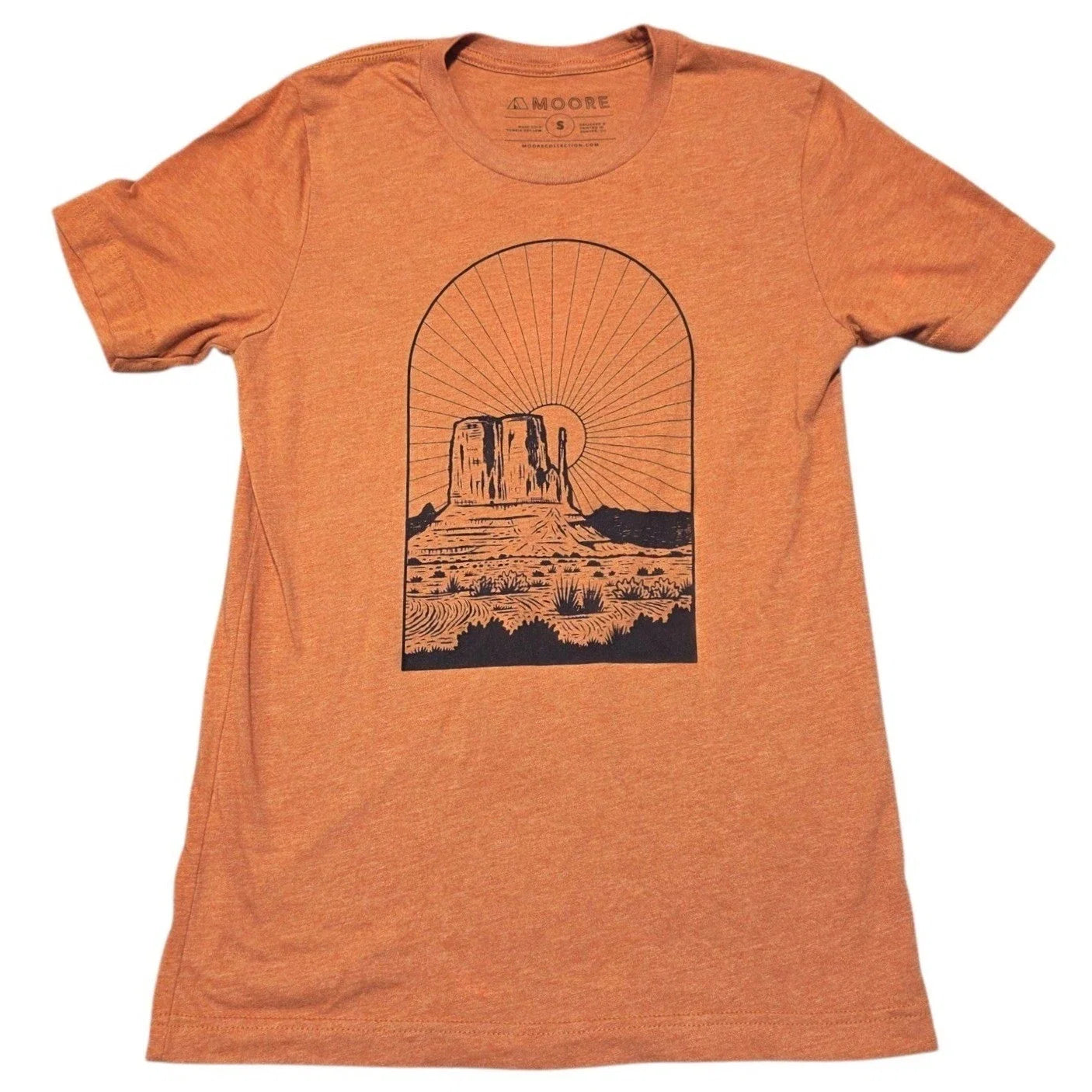 Moore Collection Graphic Small Orange Monument Valley - Adult & Kids T-Shirts, Sweatshirts & Hoodies apparel design preview 1