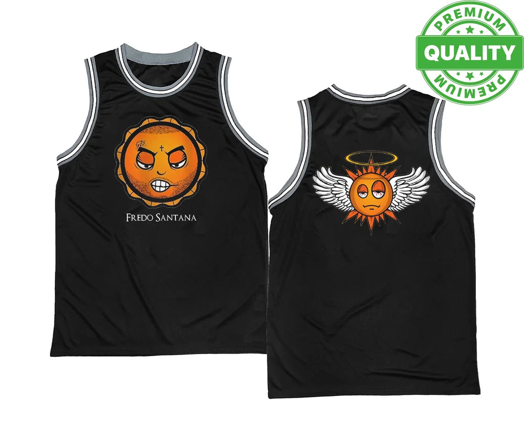 Fredo Santana Ugly Face Sunny 3D AOP Basketball - Adult & Kids T-Shirts, Sweatshirts & Hoodies apparel design preview 1