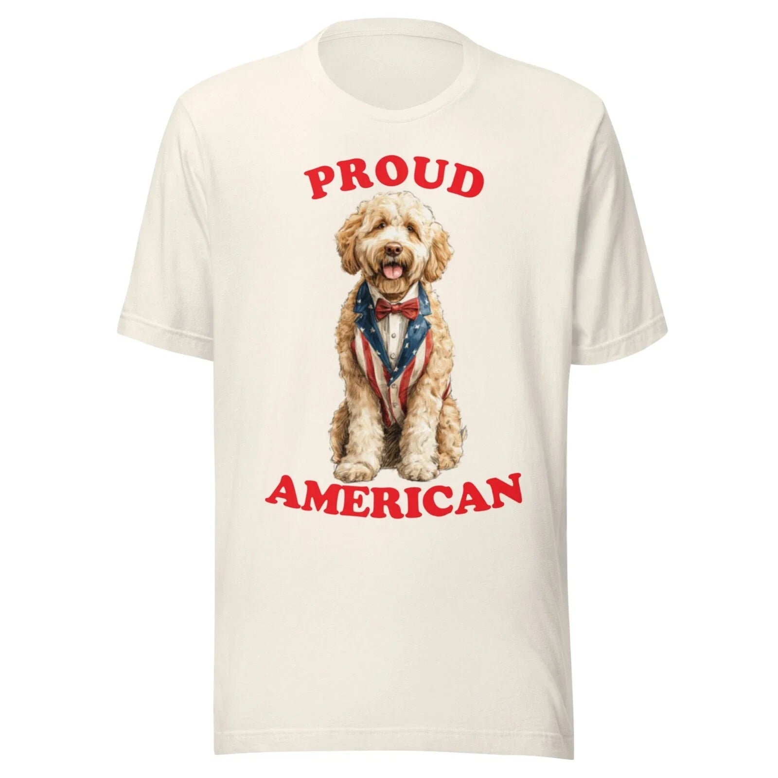GOLDENDOODLE PATRIOTIC 4TH JULY AMERICAN ADULT ALL - Adult & Kids T-Shirts, Sweatshirts & Hoodies apparel design preview 1
