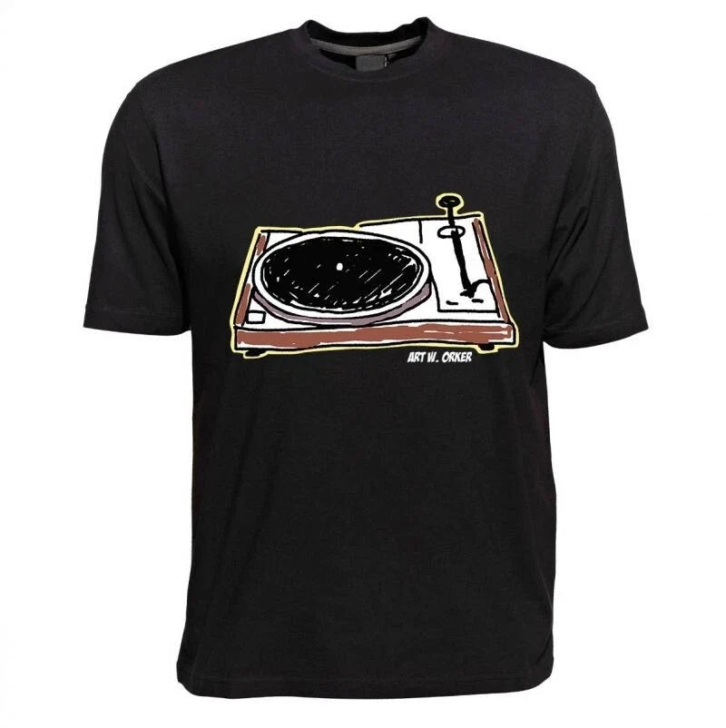 Art W. Orker Pop Design Turntable Size XXL - Adult & Kids T-Shirts, Sweatshirts & Hoodies apparel design preview 1