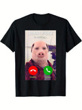 Funny John Pork Is Calling Meme Print Men Women - Adult & Kids T-Shirts, Sweatshirts & Hoodies apparel design preview 1