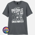 I Like People The Way My Tea Dark Humour Funny - Adult & Kids T-Shirts, Sweatshirts & Hoodies apparel design preview 1